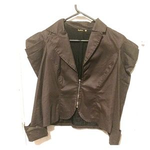 Puff sleeve short jacket - Medium